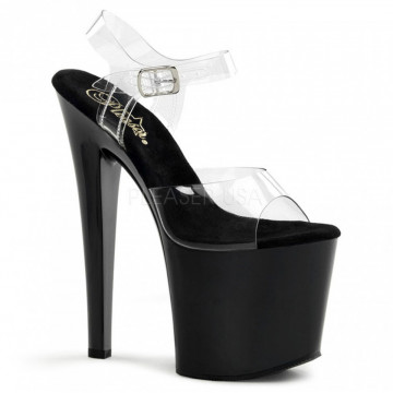 Pleaser TABOO-708 Clr/Blk