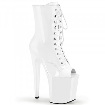 Pleaser XTREME-1021 Wht Pat/Wht