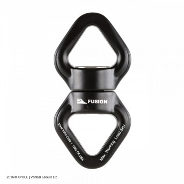 X-pole Swivel-Delta-MBS 36kN-Black spedizione, iva tasse inclusi