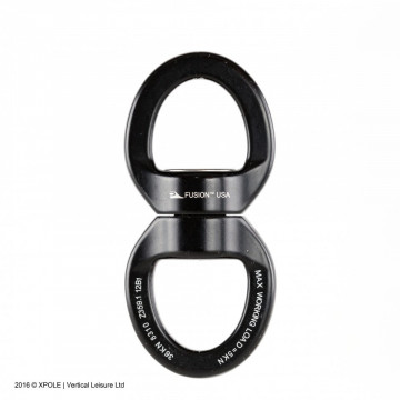 X-pole Swivel Oval (MBS 36kN) Black