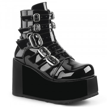 Demonia CONCORD-57 Blk Pat