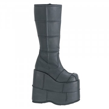 Demonia STACK-301 Blk Vegan Leather
