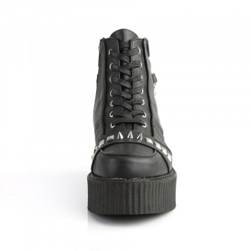 Demonia V-CREEPER-565 Blk Vegan Leather