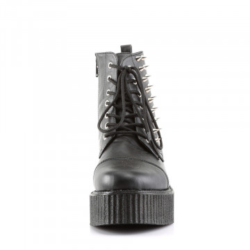 Demonia V-CREEPER-573 Blk Vegan Leather