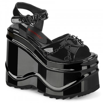 Demonia WAVE-09 Blk Pat