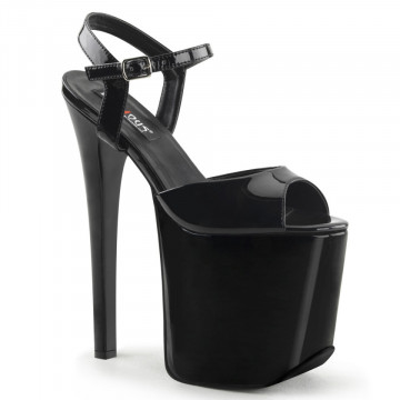 Devious TRAMP-709 Blk Pat/Blk