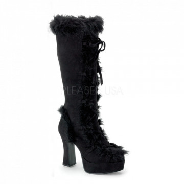Funtasma MAMMOTH-311 Blk Microfiber-Faux Fur