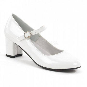 Funtasma SCHOOLGIRL-50 Wht Pat