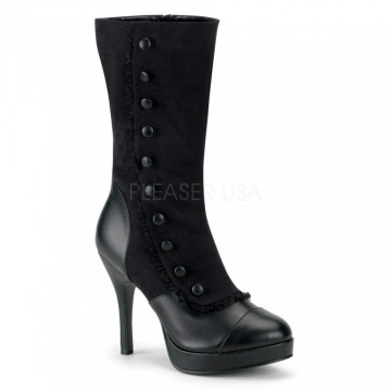 Funtasma SPLENDOR-130 Blk Microfiber-Pu