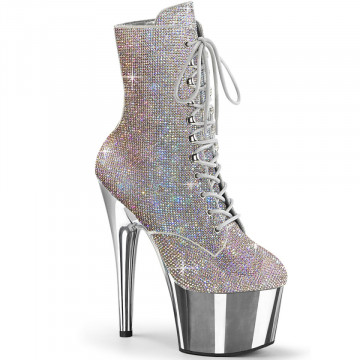Pleaser ADORE-1020CHRS Slv Multi RS/Slv Chrome