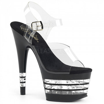 Pleaser ADORE-708LNRS Clr/Blk