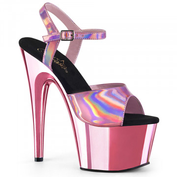 Pleaser ADORE-709HGCH B. Pink Hologram/B. Pink Chr