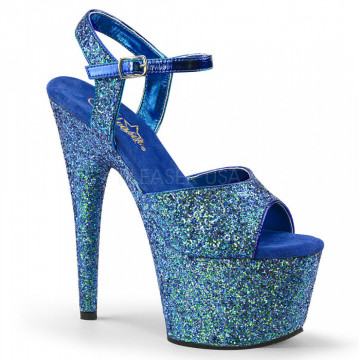 Pleaser ADORE-710LG Blue Holo Glitter/Blue Holo Gl