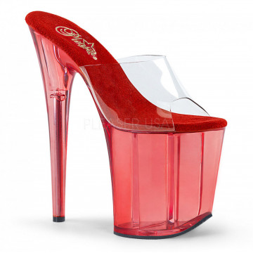 Pleaser FLAMINGO-801T Clr/Red Tinted