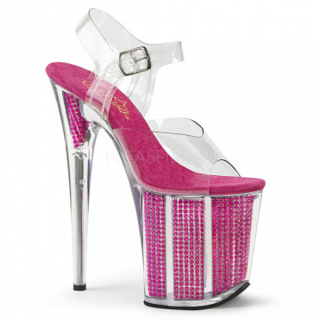 Pleaser FLAMINGO-808SRS Clr/Fuchsia SRS