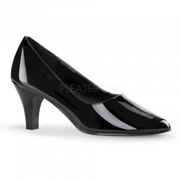 Pleaser Pink Label DIVINE-420 Blk Pat