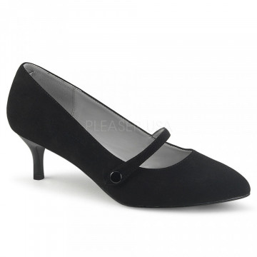 Pleaser Pink Label KITTEN-03 Blk Nubuck