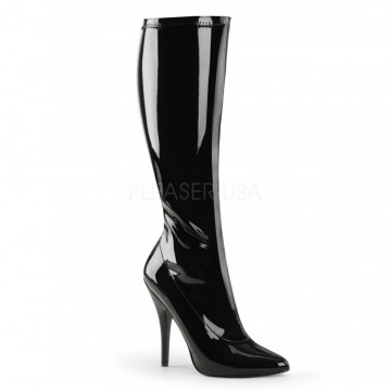 Pleaser SEDUCE-2000 Blk Str Pat