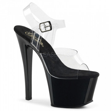 Pleaser SKY-308 Clr/Blk