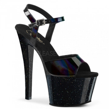 Pleaser SKY-309HG Blk Hologram/Blk