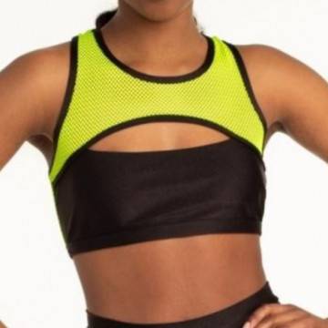 Polerina Anela – Black and Yellow Top