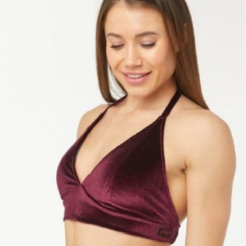 Polerina Bikini Wine Top Velluto