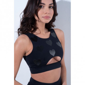 RAD pole wear Bahari top - Black cuori H24