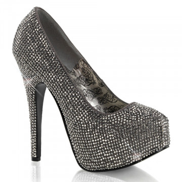 Bordello TEEZE-06R Gray Satin-Pewter RS