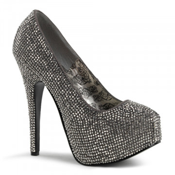 Bordello TEEZE-06RW Drk Grey Satin-Pewter RS