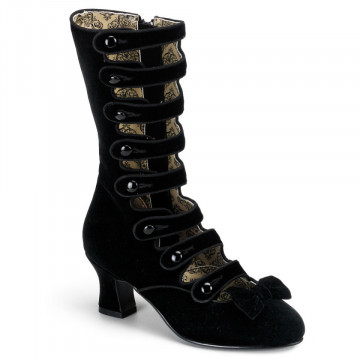Bordello WHIMSEY-115 Blk Velvet
