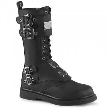 Demonia BOLT-345 Blk Vegan Leather