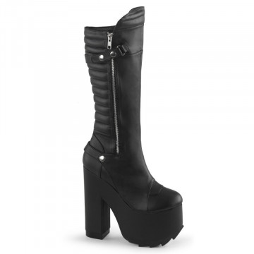 Demonia CRAMPS-200 Blk Vegan Leather