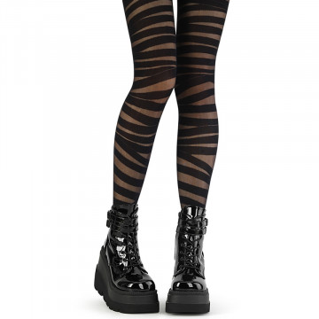 Demonia DH-430 Blk Nylon & Spandex