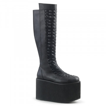 Demonia ROT-13 Blk Faux Leather