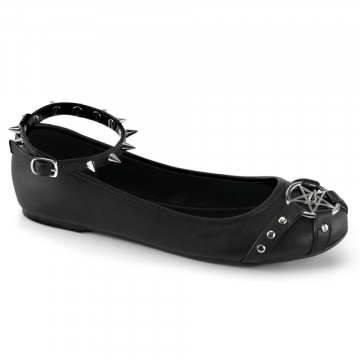 Demonia STAR-23 Blk Vegan Leather