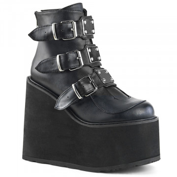 Demonia SWING-105 Blk Vegan Leather