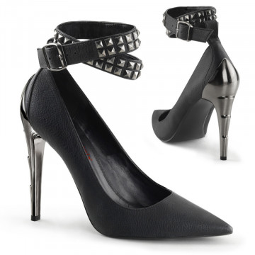 Demonia VOLTAGE-05 Blk Vegan Leather