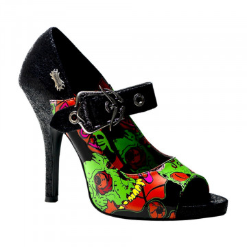 Demonia ZOMBIE-07 Blk Turtle Pu