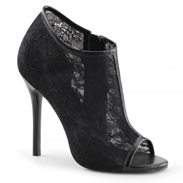 Fabulicious AMUSE-56 Blk Lace-Mesh