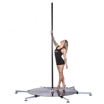 Pedana LUPIT POLE STAGE Cromo o Nero grip Quick lock Spin