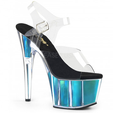 Pleaser ADORE-708HGI Clr/Turquoise Hologram SUBITO 24 h