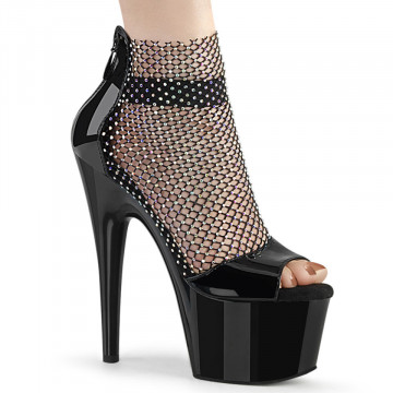 Pleaser ADORE-765RM Blk Pat-RS Mesh/Blk
