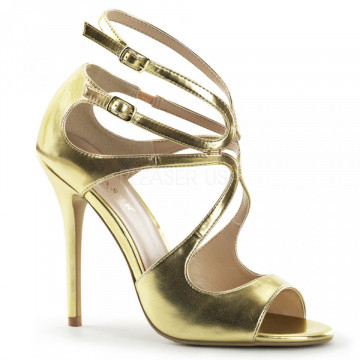 Pleaser AMUSE-15 Gold Met Pu