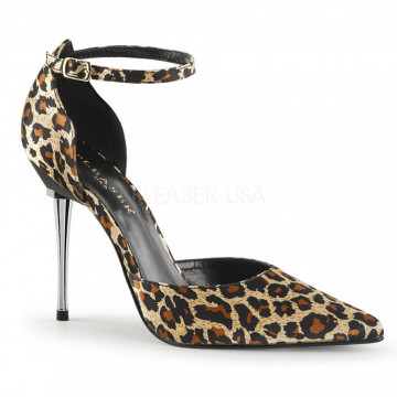 Pleaser APPEAL-21 Leopard Print Satin