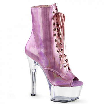 Pleaser ASPIRE-1021BHG B. Pink Brushed Hologram/Clr