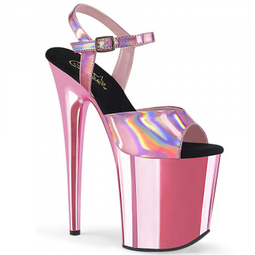Pleaser FLAMINGO-809HG B. Pink Hologram/B. Pink Ch