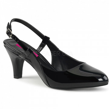 Pleaser Pink Label DIVINE-418 Blk Pat