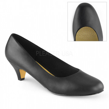 Pleaser Pink Label FEFE-01 Blk Faux Leather