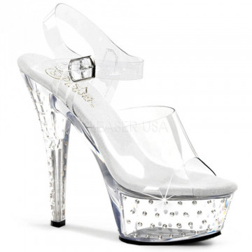 Pleaser STARDUST-608 Clr/Clr