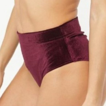 Polerina Bikini Wine Bottom Velluto vari colori